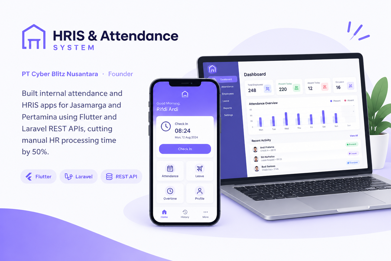 HRIS & Attendance System